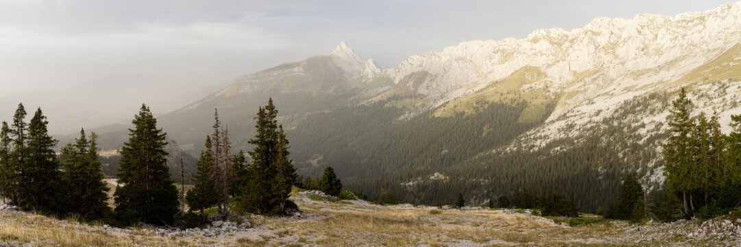 Vercors Massif mountain range French Prealps Grenoble