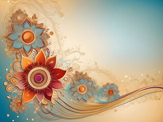 Abstract colorful background, greeting cards for Ramadan, Eid, or other events design.