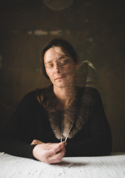 Double Exposure Portrait