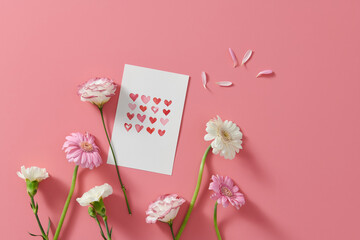 Design concept of Valentine's day holiday greeting card