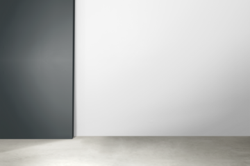 Minimal wall mockup png authentic empty room interior design