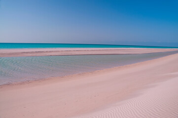 perfect deserted beach