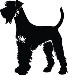 Airedale Terrier silhouette