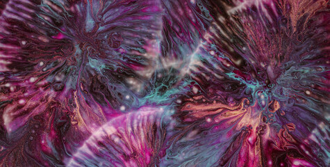Fototapeta premium Let the Vivid Colors and Intricate Abstract Patterns Ignite Your Imagination