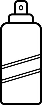 recommend clip art: Hair Spray Icon Outline