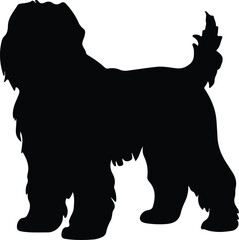 Black Russian Terrier silhouette