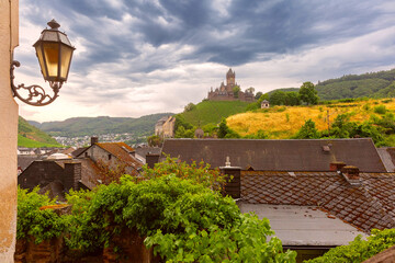 Overlooking Cochem from Kloster Maria Martental, Germany