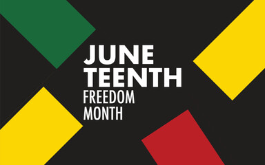 Juneteenth Emancipation Day, Fist raise up breaking chain. black history month. 