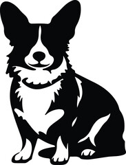Cardigan Welsh Corgi silhouette