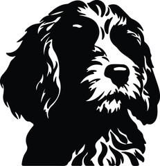 Fototapeta premium Cockapoo silhouette