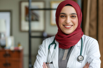 Muslim surgeon nurse,woman