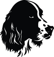 Fototapeta premium English Springer Spaniel silhouette
