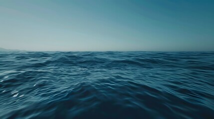 Fototapeta premium Calm sea water surface during day light.