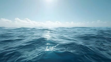 Calm sea water surface during day light.