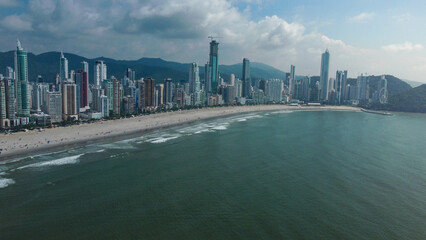Vista aérea de Balneário Camboriú Santa Catarina Brasil