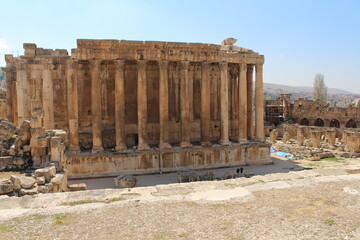 bacchus temple in baalbek lebanon
