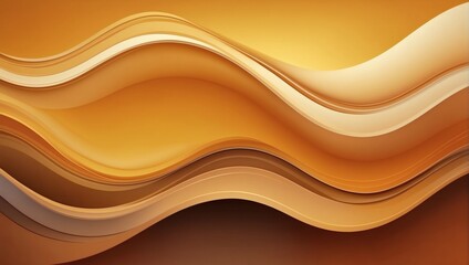 Curving gradient background painted in tones of honey and amber.