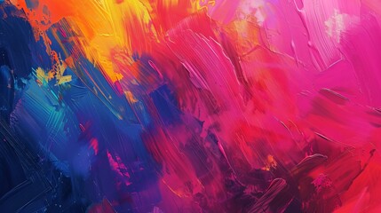 Fototapeta premium vibrant hues blending harmoniously in an abstract masterpiece