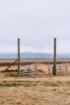 Farm entrance gates