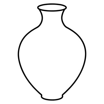 recommend clip art: vase silhouette vector illustration