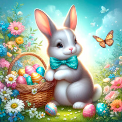 A Sweet and adorable Easter bunny