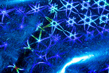 Vibrant Holographic Abstract Shiny Dancefloor Sci-fi Background