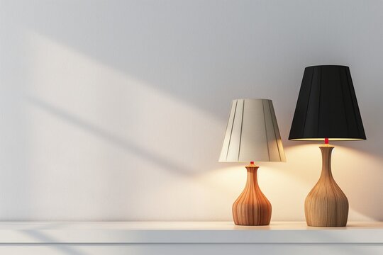 stylish lamps on white background, stylish lamps closeup, modern lamps closeup, home decoration, modern home decoration lamp, decoration elements, lamps, luxury products, luxury lamps 