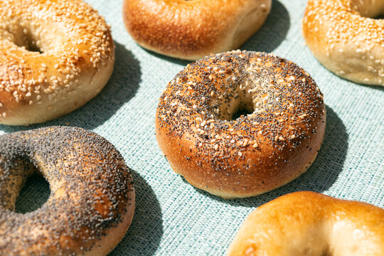 Variety Of Handmade Gourmet Bagels