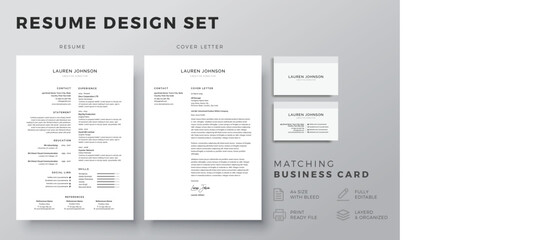 Modern Clean Resume Cv Template