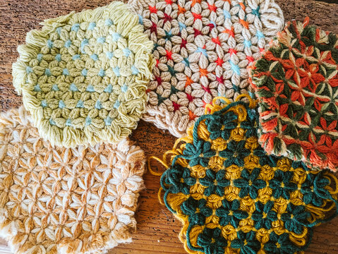 Vintage Crochet Potholders