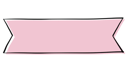 Png sticky note in pastel arrow sticky notes element in hand drawn style