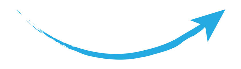 Grunge arrows collection. Set of hand drawn grunge arrow. Grungy brushes realistic. Black sketch handmade watercolor doodle arrow on white background in eps 10.