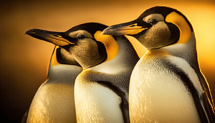 beautiful image of some penguins in Antarctica