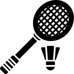 Badminton Bat Icon