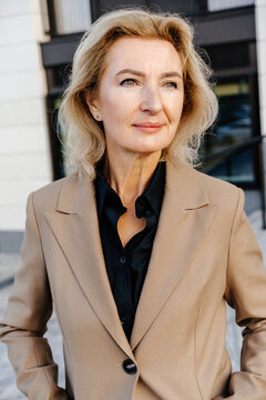 Portrait of confident female executive