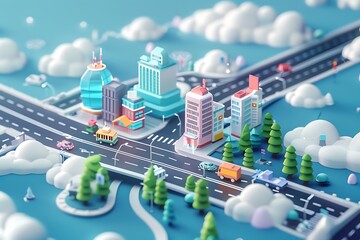 : Isometric perspective shift animation, logo smoothly transforms as the viewpoint changes, showcasing adaptability and versatility for a global audience.