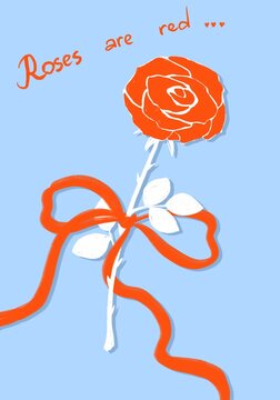 Roses are red