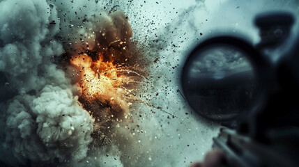 Imminent Explosion: Portrait of a bomb ready to detonate. - 789603459