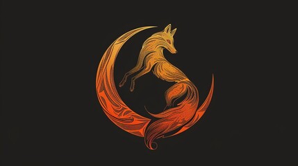 Leaping fox logo