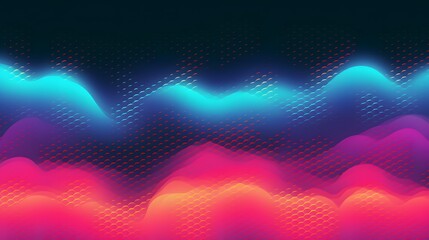 Obraz premium Colorful abstract with seamless wavy pattern.