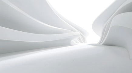 Abstract white wall banner white 3D wall banner white wall background white 3D wall background abstract white banner abstract white background - obrazy, fototapety, plakaty