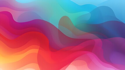 Colorful abstract with seamless wavy pattern.