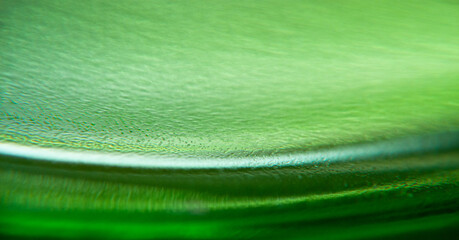 Close-Up of Dew on Green Leaf Surface