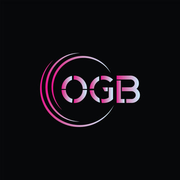 OGB Letter Initial Logo Design Template Vector Illustration