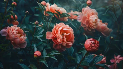 Fotobehang floral background. © Yahor Shylau 