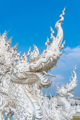 Buddhist Temple Wat Rong Khun, Thailand, Magnificent architecture of Asia