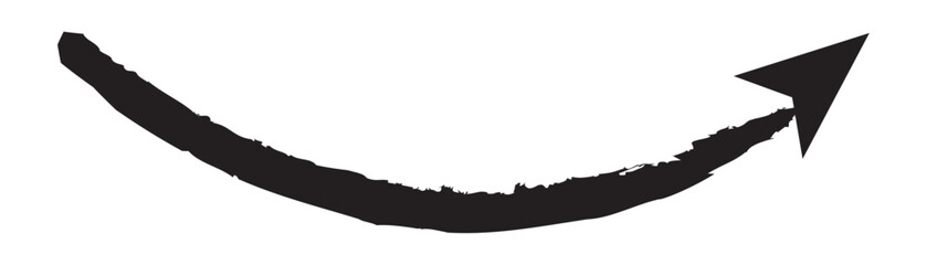 Brush stroke arrows. Rough paintbrush marks different shapes, messy paint splatter textures, hand drawn graffiti pointers. red arrow brush grunge. Marker, pen brush stroke. in eps 10.