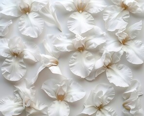 flower petals white background.