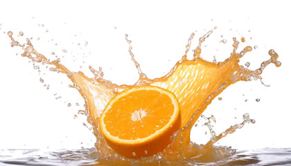 Orangen Splash