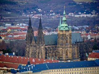 Praga, Katedra św. Wita ( Katedrála Sv. Víta )
Zamek na Hradczanach - Pražský hrad